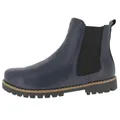 Produktbild: Andrea Conti Damen Stiefelette Leder Chelsea Boot mit losen Einlagen 0340229, Größe:39 EU, Farbe:Blau
