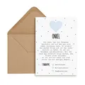 Produktbild: Nastami Postkarte DEFINITION inkl. Briefumschlag (Onkel)