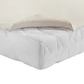 Produktbild: BettwarenShop Molton Matratzenauflage kochfest 90x200 cm - beige
