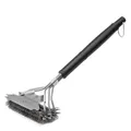 Produktbild: Grillfürst Premium Grillbürste mit Edelstahl Borsten, 45 cm - Grill Reinigungsbürste für Grillrost, Grillrost Bürste mit breitem 3-Fach Bürstenkopf und Schaber