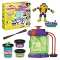 Produktbild: Play-Doh Teenage Mutant Ninja Turtles Mutationsstation Spielset, Bastel-Set für Mädchen und Jungen ab 4 Jahren zum Formen und kreativen Spielen mit 3 Dosen Knete