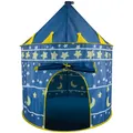 Produktbild: Speilzelt für Kinder ZaubererSchloss Sternenhimmel Indoor Outdoor Blau 23474