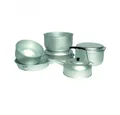 Produktbild: Mil-Tec Topf-Set KOCHSET 9-TLG. M.BRENNER, Aluminium (Set, 9-tlg)