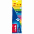 Produktbild: vileda COLORS MAXI PACK Mikrofasertücher Polyester 60 °C waschbar, 14 St.