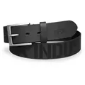 Produktbild: Alpha Industries Ledergürtel Embossed Alpha Belt (Sale) schwarz, Größe XXL/125 cm