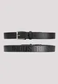 Produktbild: Alpha Industries Unisex Embossed Alpha Belt Gürtel, Black, XXL