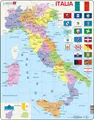 Produktbild: Puzzle - Italien (politisch) (2022) | Puzzle | Larsen | EAN 7023852133477