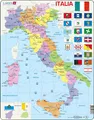 Produktbild: Puzzle - Italien (politisch) | Puzzle | 2022 | Larsen | EAN 7023852133477