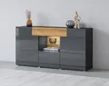 Produktbild: INOSIGN Sideboard Toledo,Breite 159cm,moderne Anrichte mit dekorative Fräsungen,grifflos, Kommode viel Stauraum, Einlegeböden verstellbar,ohne Beleuchtung