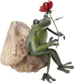 Produktbild: GURU SHOP Deko Frosch aus Metall, Kantenhocker - Design 1, 25x14x17 cm