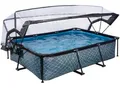 Produktbild: Framepool EXIT, grau, B:200cm H:65cm L:300cm, Schwimmbecken, BxLxH: 200x300x65 cm, mit Kartuschenfilter und Abdeckung