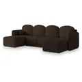 Produktbild: Masseno Wohnlandschaft, Braun, Holz, 5-Sitzer, U-Form, 285x85x143 cm, Wohnzimmer, Sofas & Couches, Wohnlandschaften, Wohnlandschaften in U-Form