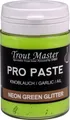 Produktbild: Trout Master Pro Paste - 60g Forellenteig Forellenpaste, Farbe:Neon Grün Glitter