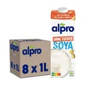 Produktbild: Alpro Sojadrink – Vegan & milchfrei –  laktosefrei & fettarm – 8 x 1 L – Haltbar