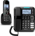 Produktbild: Amplicomms BigTel 1580 Combo schnurgebundenes Seniorentelefon mit AB schwarz NEU