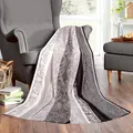 Produktbild: Bestlivings Kuscheldecke superflauschige Mikrofaser Decke 150x200cm (Ornament) Flauschige Wohndecke für Sofa, Couch und Bett, Tagesdecke Oeko-TEX - Sofaüberwurf