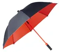 Produktbild: Großer Regenschirm Cityschirm Umhängeschirm UV-Schutz Automatik Schwarz Orange