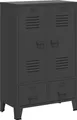 Produktbild: vidaXL Kleiderschrank Industrie-Stil Anthrazit 67x35x107 cm Stahl