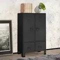 Produktbild: vidaXL Kleiderschrank Industrie-Stil Anthrazit 67x35x107 cm Stahl