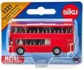 Produktbild: siku 1321, Double-Decker Bus, Metal/Plastic, Red, Toy car for children