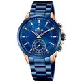 Produktbild: Herrenuhr Lotus Hybrid Armbanduhr blau Connected 18809/1 - Blau/Rosa