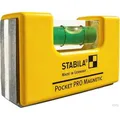 Produktbild: Stabila Wasserwaage 17953, Pocket Pro Magnetic, 7,2cm, mit V-Nut, magnetisch, 1 Libelle