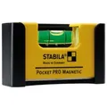 Produktbild: Stabila Mini-Wasserwaage Pocket PRO Magnetic mit Gürtel-Clip, 7 cm, starker