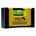 Produktbild: Stabila Wasserwaage Pocket PRO Magnetic, 7 cm, Alu, Schwarz