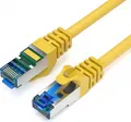 Produktbild: CAT 7 Patchkabel Ethernetkabel Netzwerkkabel Rohrkabel DSL LAN Kabel - Gelb 10m