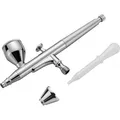Produktbild: Wiltec - Airbrush Pistole X501, Air Brush Mit 0,3 Mm Düse Und Flüssigkeitsbecher 7 Ml, 2 Ml, Präzise Airbrushpistole Für Nägel, Tattoo, Modellbau