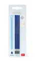 Produktbild: Legami 3 Ersatzminen BLAU für löschbaren Gelstift  - Erasable Gel Pen, Stift