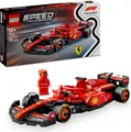 Produktbild: LEGO Speed Champions Ferrari SF-24 F1 Rennauto - Spielzeug mit Formel 1 Minifigur zum Sammeln - Bauset für Kinder - Sammlerstück - Geschenk für Jungen & Mädchen ab 10 Jahren oder erwachsene Fans 77242