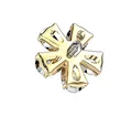 Produktbild: Taffstyle Piercing-Implantat Aufsatz für Dermal Anchor Piercing Kristall Blume, Aufsatz Dermal Anchor Piercing Hautanker Implantat Skin Diver Strass
