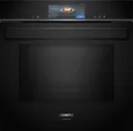 Produktbild: Siemens HN978GQB1 Einbau Backofen mit Mikrowellen und Dampffunktion Black IQ700.
