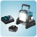 Produktbild: Makita LED Akku Baustrahler ML003G 18V mit Akku 3.0Ah und Ladegerät Lampe