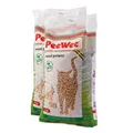 Produktbild: PeeWee 28 L / 18 KG Holzstreu Katzenstreu Einstreu Bio Öko Streu Pellets (2x9kg)