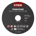 Produktbild: STIER Trennscheiben Stahl 125 x 1,5 x 22,23 Form 41 gerade, 25 Stück