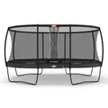 Produktbild: BERG Grand Champion Regular Trampolin oval 520 x 345 cm grau | Gartentrampolin mit Sicherheitsnetz Deluxe XL | Airflow Pro Sprungtuch und TwinSpring Federn | für Kinder und Erwachsene geeignet