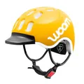 Produktbild: woom Kids Helm, Fahrradhelm für Kinder, mit Visier, für Jungen und Mädchen, 46–50 cm, Größe XS, Verstellbar, Aufprallschutz, Gelb (Sunny Yellow)