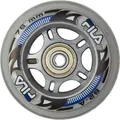Produktbild: Rollen 8er-SET FILA 76mm 82A + Kugellager + Spacer - Weiß