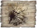Produktbild: Artland Wanduhr Große Pusteblume (wahlweise mit Quarz- oder Funkuhrwerk, lautlos ohne Tickgeräusche)
