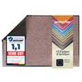 Produktbild: Primaflor Schmutzfangmatte CLEAN – Mauve, 60x180 cm | Saugstarke, Schwer entflammbare Fußmatte | Rutschfester Türvorleger für Innen | Türmatte für Eingangsbereich | Sauberlaufmatte mit Gummirand