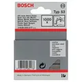 Produktbild: Feindrahtklammer Typ 53 BxL 11,4x14mm Dicke 0,74mm 1000er Pack rostfrei BOSCH