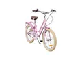 Produktbild: Actionbikes Kinderfahrrad Retrostar 20 Zoll, Rosa, Fahrradständer, Gepäckträger, Sattel gefedert