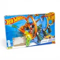 Produktbild: Hot Wheels Triple Looping – Korkenzieher-Rennbahn mit 3 Loopings und Crash-Zonen