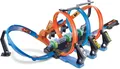 Produktbild: Hot Wheels Rennbahn Korkenzieher Motor Booster Looping Track Auto 5J
