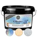 Produktbild: My COLOR Room Glitzer-Lasur (2500 ml, Hologramm) - Transparente Wandfarbe für Wandgestaltung Mit Glitzer-Effekt im Innenbereich - Dekorationslasur Made in Germany