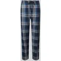 Produktbild: Schiesser Pyjama-Hose mit Eingrifftaschen in Dunkelblau, Größe 58