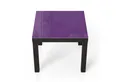 Produktbild: DEQORI Couchtisch 'Unifarben - Violett', Glas Beistelltisch Glastisch modern