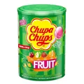 Produktbild: Chupa Chups Fruit Lutscher-Dose, praktische Box: 100 Lollis in 4 Sorten, 100x12g